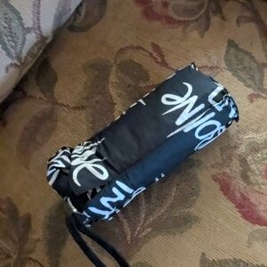 Black and White Text Print Bag